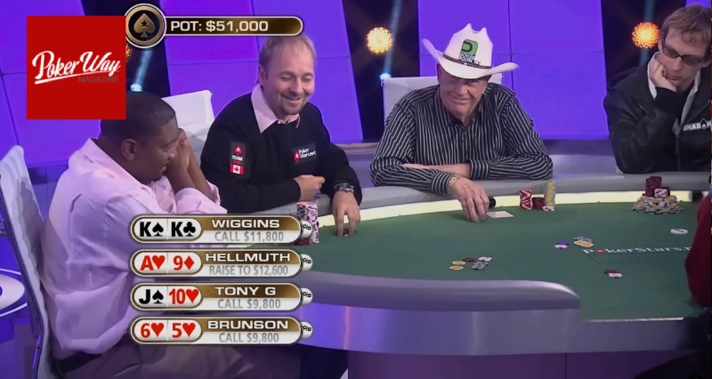 بازیکنان پوکر در حال تصمیم‌گیری پیش از فلاپ